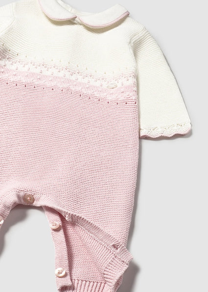 Pagliaccetto tricot neonata