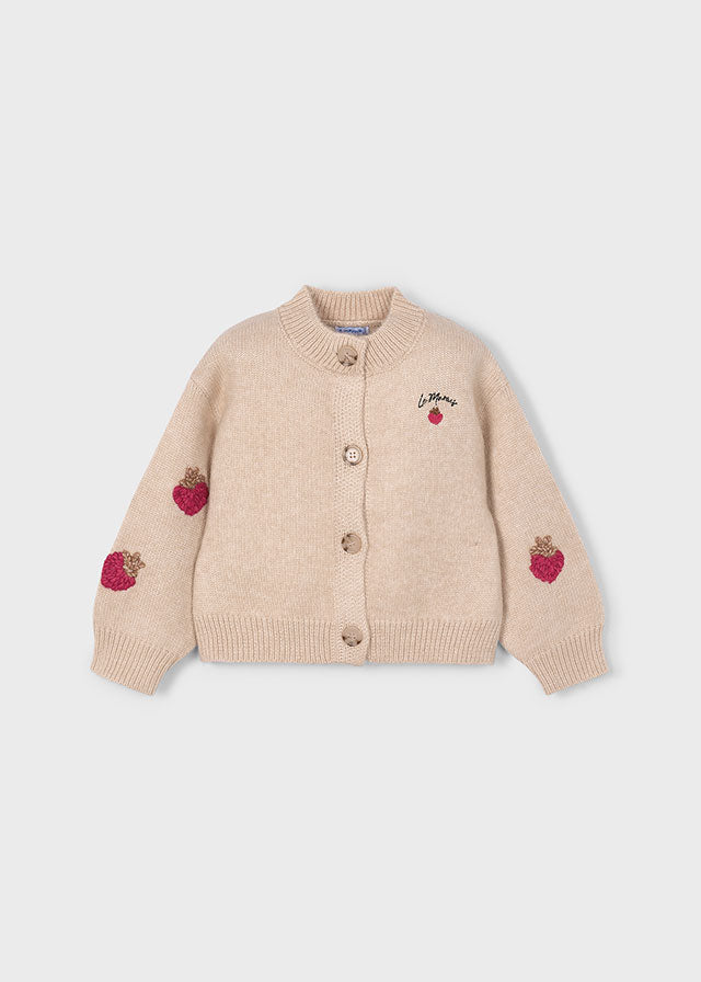 Cardigan in maglia bambina