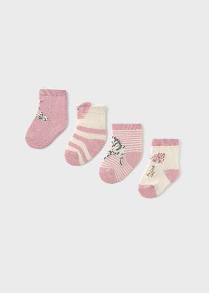 Set 4 calze neonata