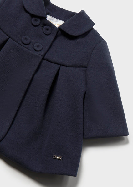 Cappotto a balze neonata