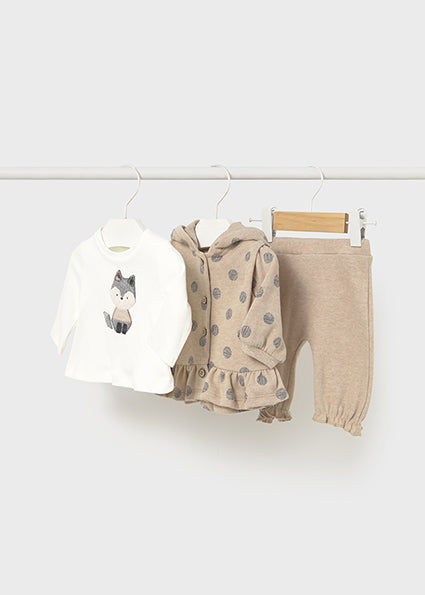 Tuta 3 pezzi neonata