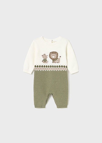 Pagliaccetto in maglia neonato