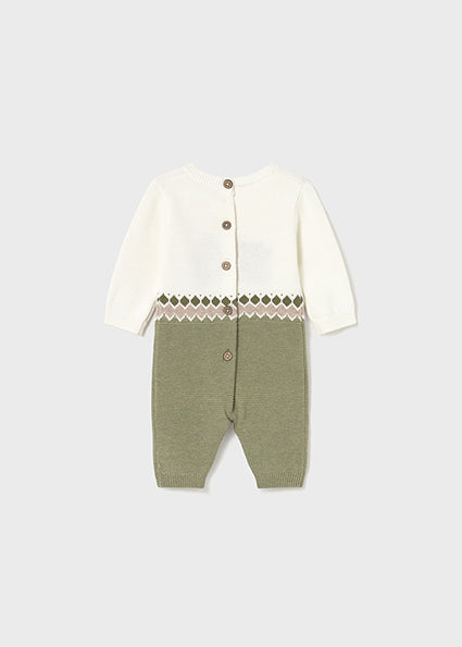 Pagliaccetto in maglia neonato