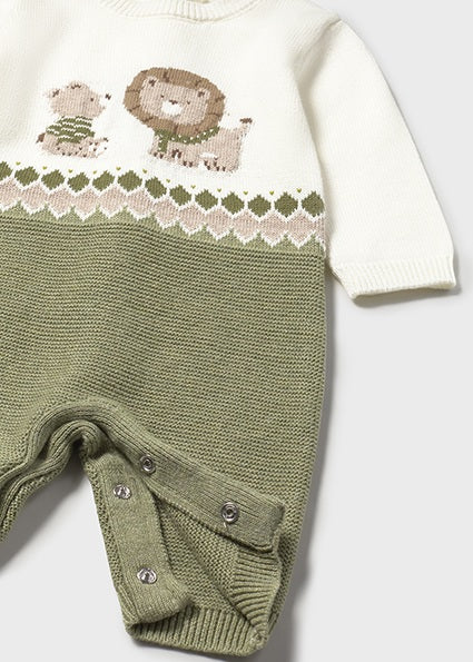 Pagliaccetto in maglia neonato