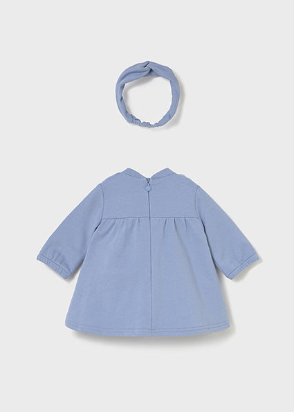 Vestito con borsa e fascia neonata