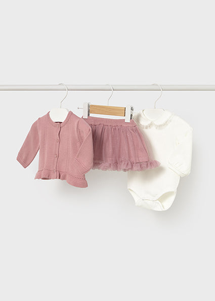Completo 3 pezzi neonata