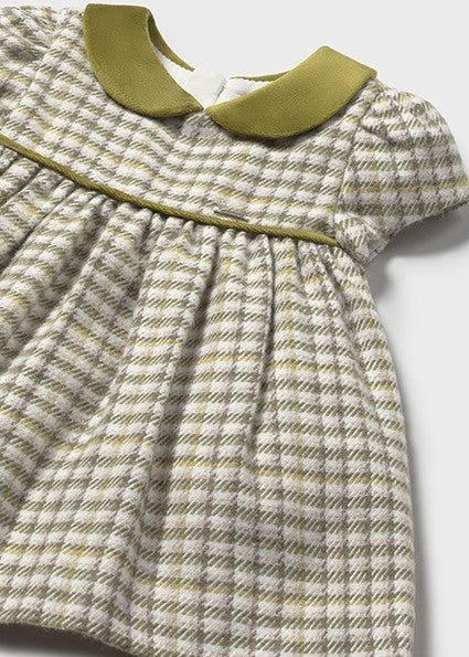 Vestito quadri neonata