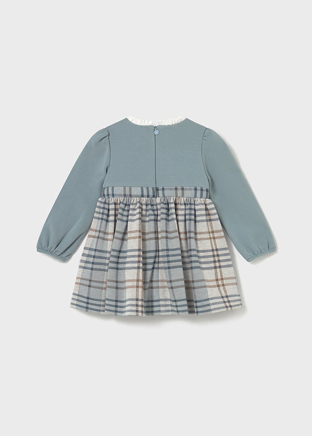 Vestito quadri combined neonata