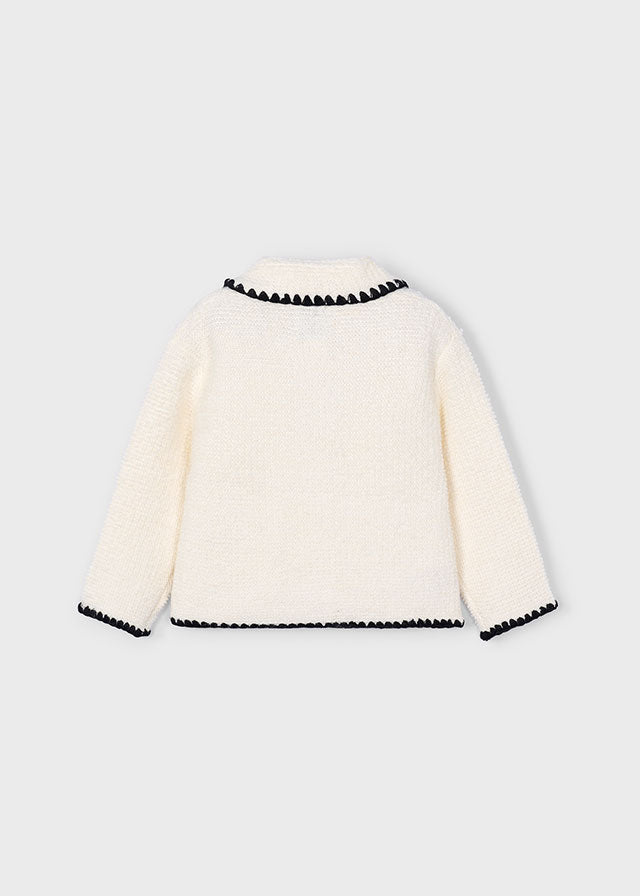 Giacca tricot bambina