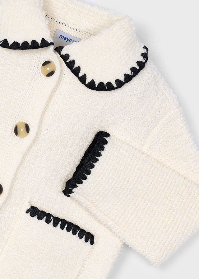 Giacca tricot bambina