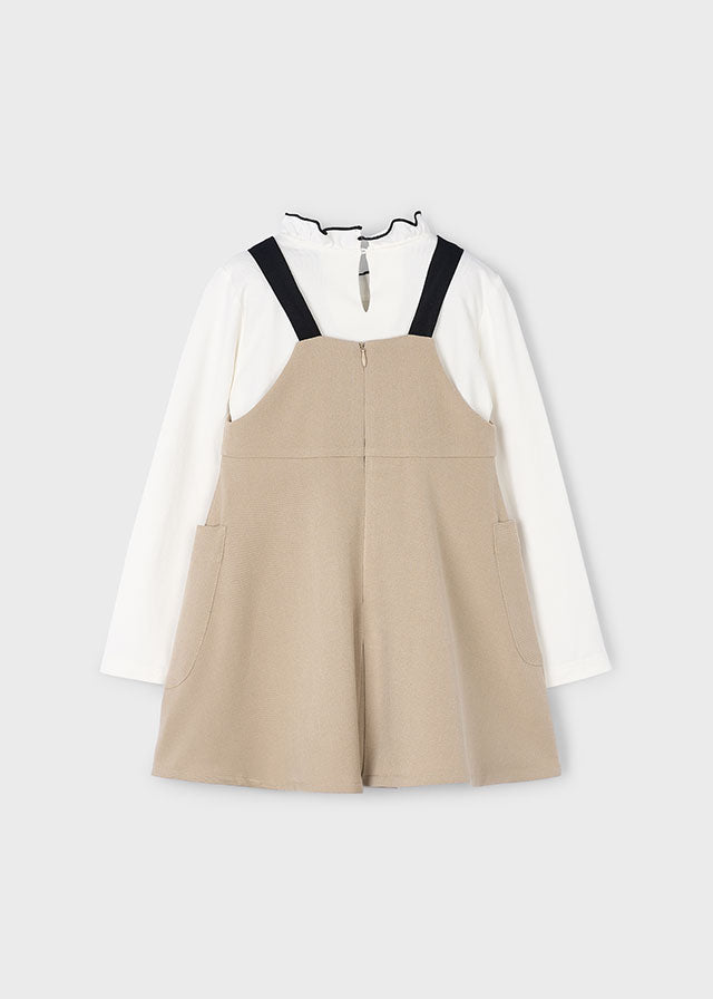 Vestito scamiciato lupetto bambina