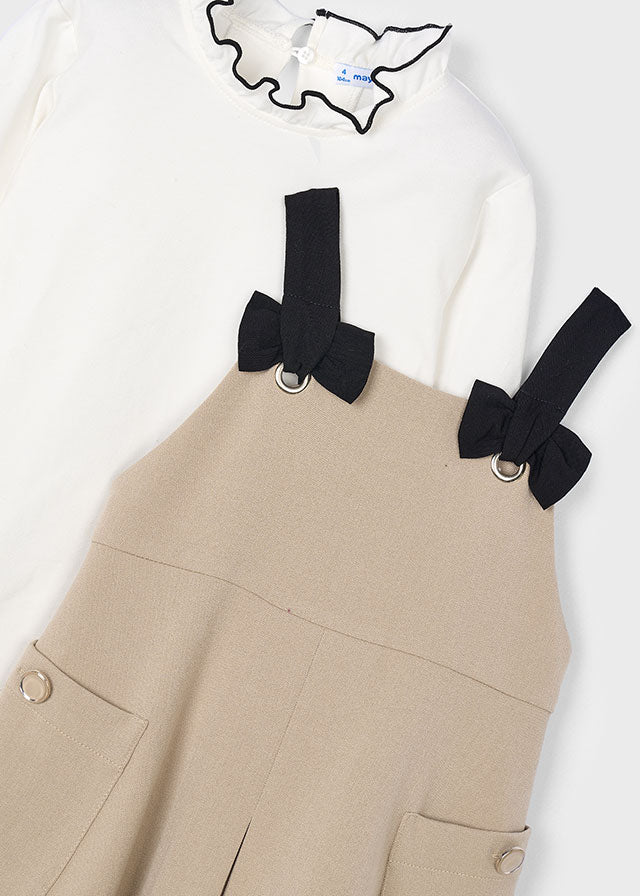 Vestito scamiciato lupetto bambina