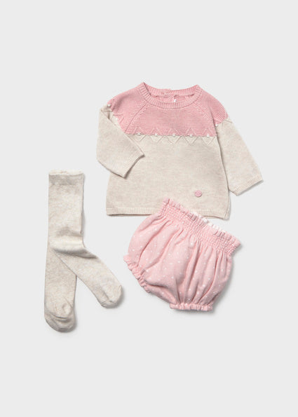 Completo 3 pezzi neonata