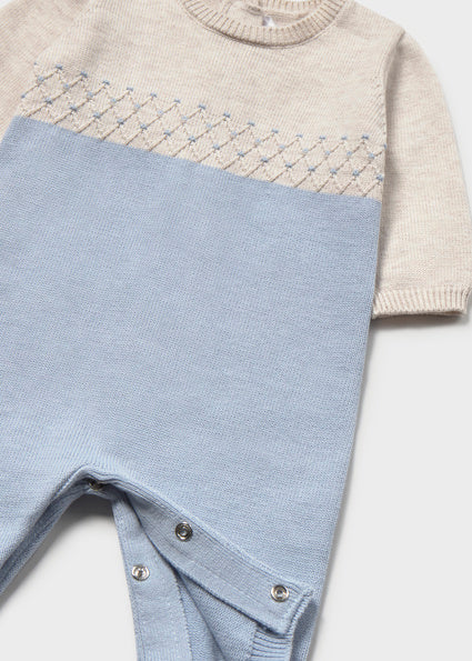 Pagliaccetto a maglia neonato