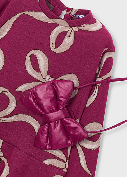 Vestito stampato con borsa bambina