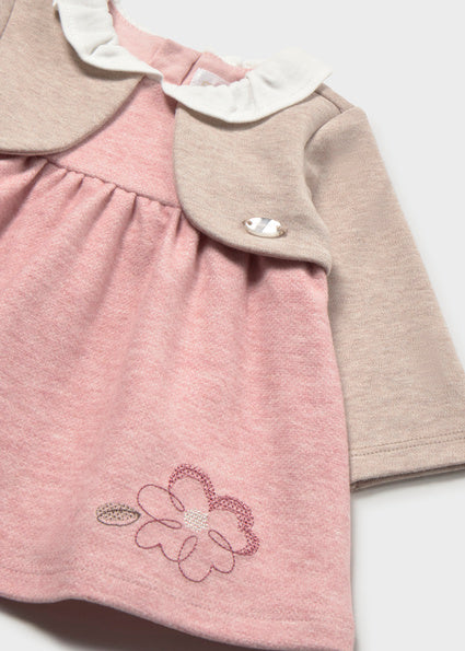 Vestito con scaldacuore neonata