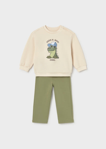 Completo pantalone e felpa bimbo