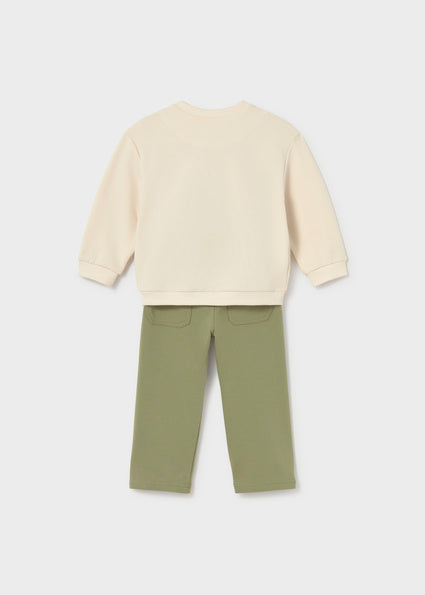 Completo pantalone e felpa bimbo