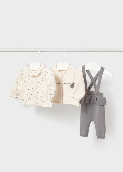 Completo 3 pezzi neonata