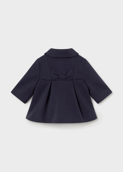 Cappotto a balze neonata