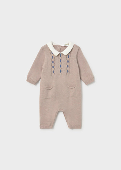 Pagliaccetto a maglia neonato
