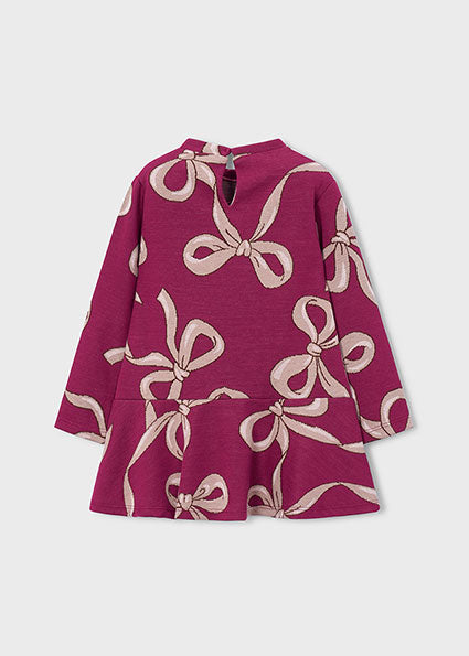 Vestito stampato con borsa bambina