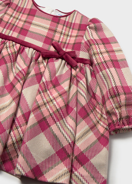 Vestito quadri neonata