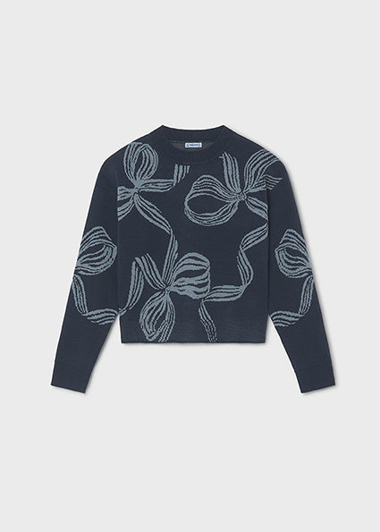 Maglione fiocchi ragazza