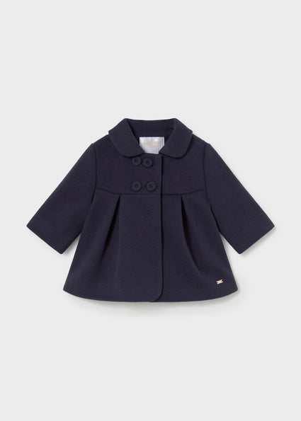 Cappotto a balze neonata