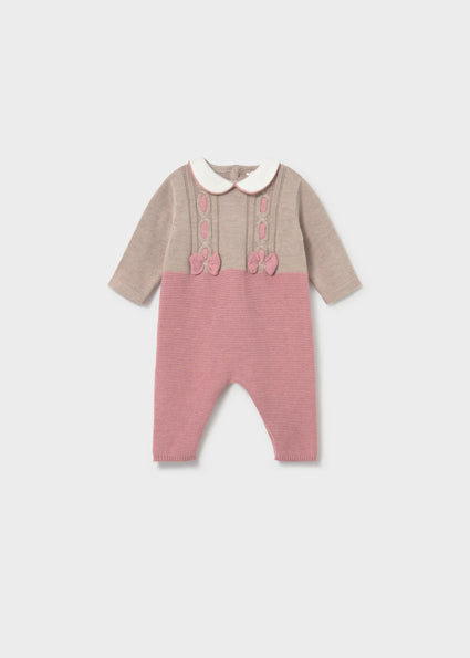 Pagliaccetto a maglia neonata