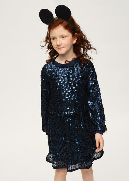 Vestito pallettes ragazza
