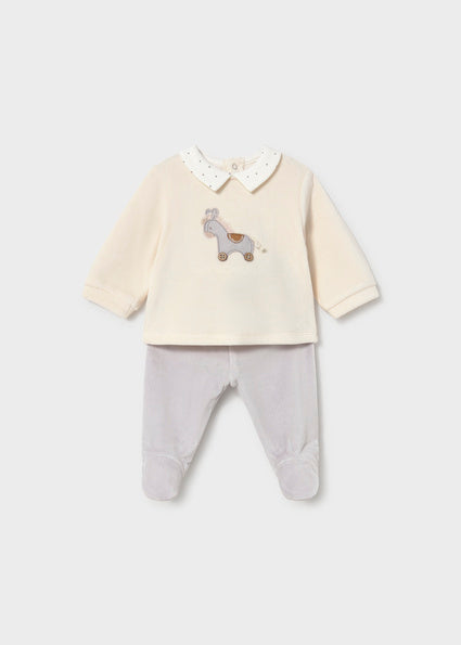 Completo ghettina e maglia neonato
