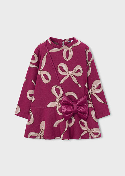 Vestito stampato con borsa bambina