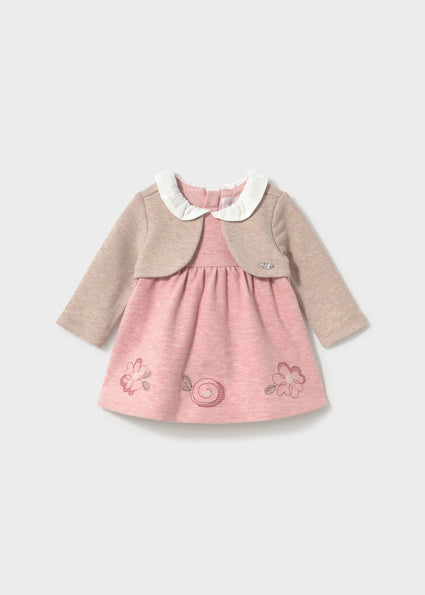 Vestito con scaldacuore neonata