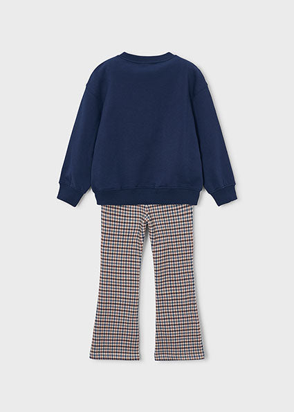 Completo leggings e felpa bambina