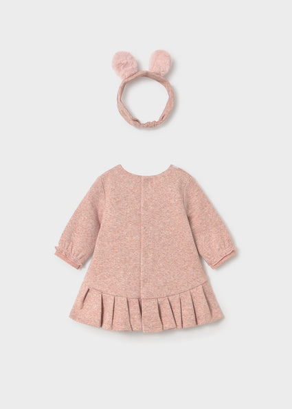 Vestito con cerchietto neonata