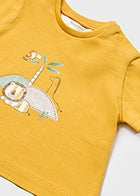 Maglietta stampa in cotone neonato