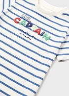 Set 2 t-shirts manica corta cotone sostenibile neonato