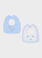 Pack 2 bavaglini cotone sostenibile neonato